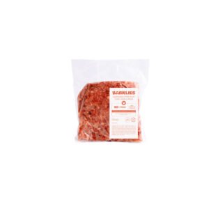 Carcasa premium de pollo con verduras para perros, dieta BARF natural